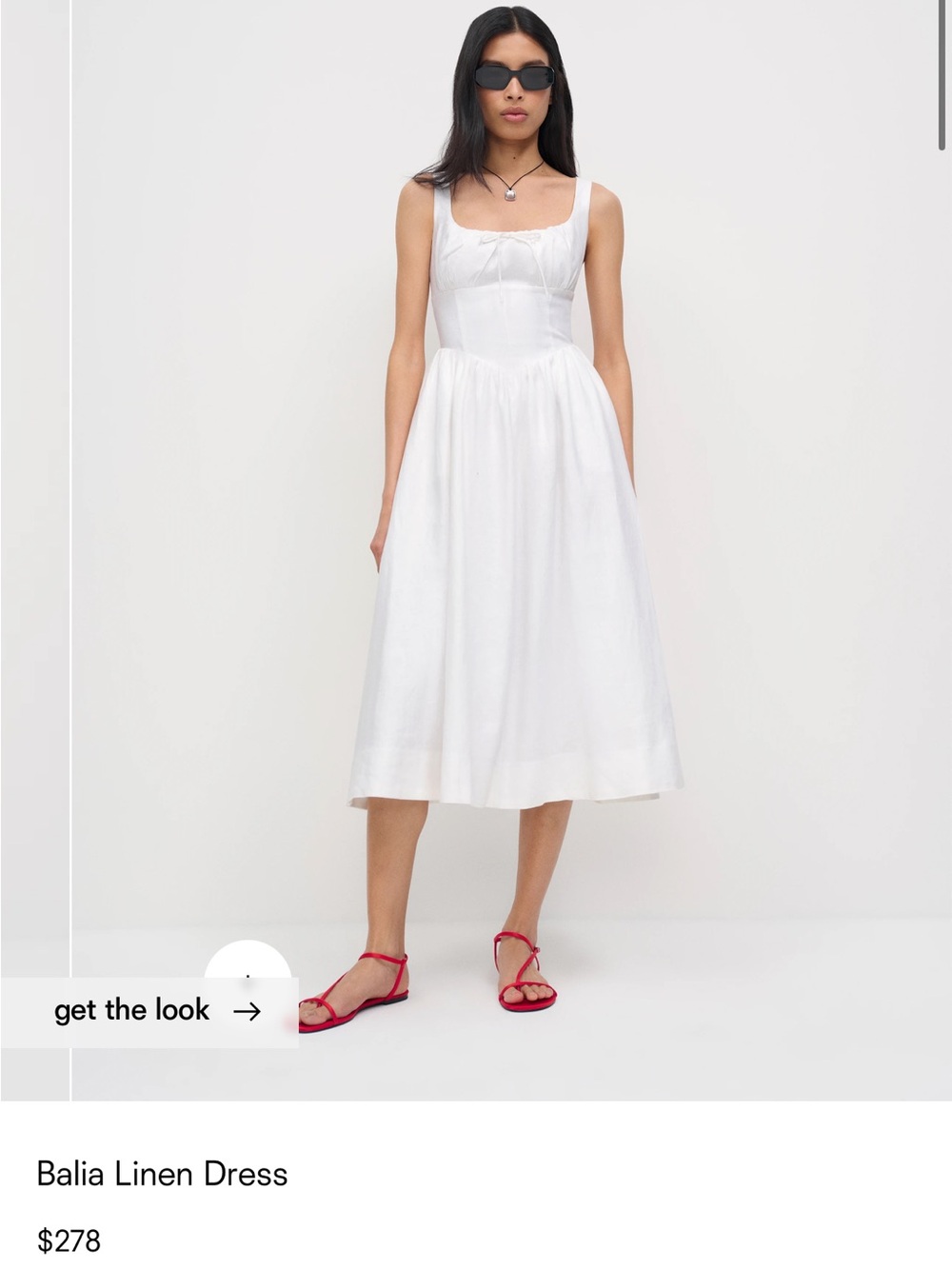 Reformation Balia Linen Dress - Picture 5 of 16